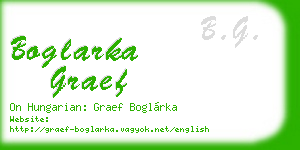 boglarka graef business card